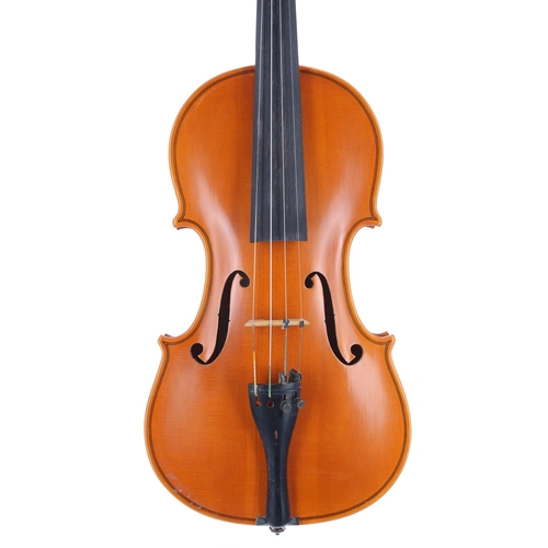 2445 - English violin by and labelled Made by William H. Jones, Ickenham Middlesex, 1997, 13 15/16