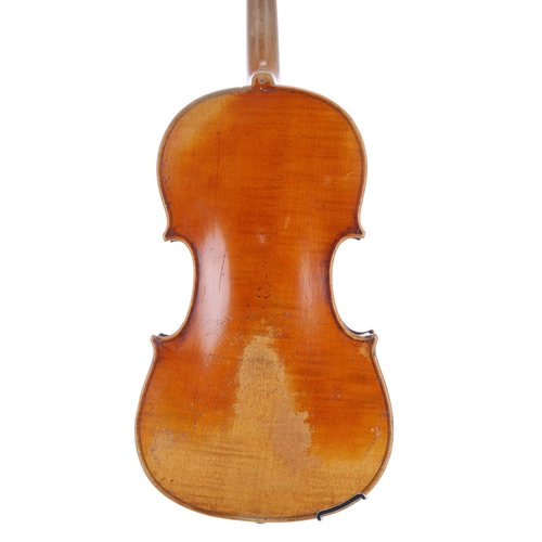 2449 - Late 19th century French Stradivari copy violin, 14 1/16