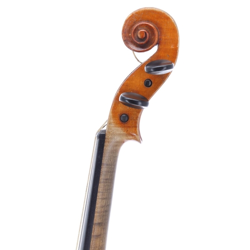 2451 - Violin labelled Borghi Pietro Lugo, 1922, 14 1/16