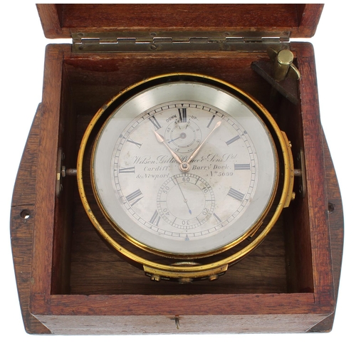 1156 - Two day marine chronometer, the 3.75