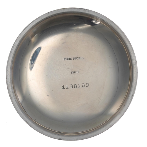 1004 - Great Western Railway (G.W.R.) Record nickel cased lever pocket watch, signed 15 jewel movement with... 