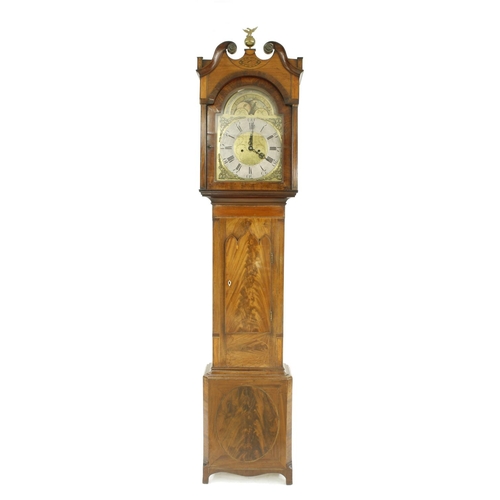 1333 - Mahogany eight day longcase clock, the 13