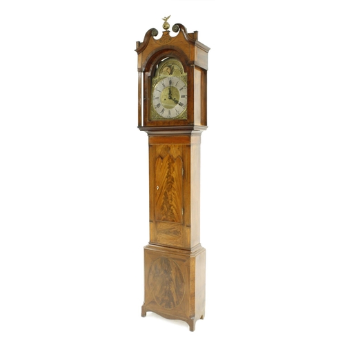 1333 - Mahogany eight day longcase clock, the 13