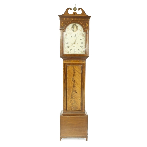 1334 - Mahogany eight day longcase clock, the 14