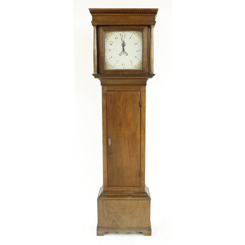 1337 - Mahogany thirty hour longcase clock, the 12