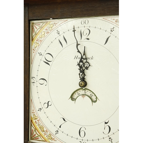 1337 - Mahogany thirty hour longcase clock, the 12