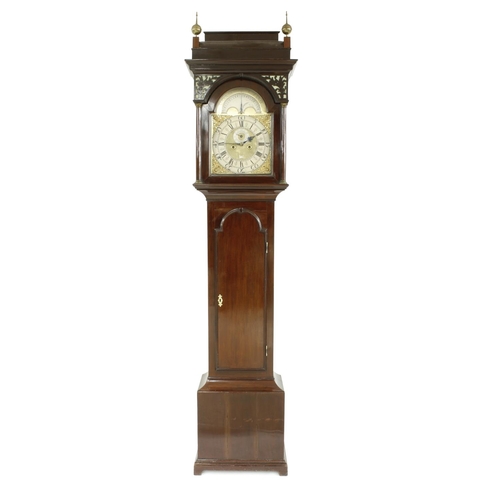 1321 - Mahogany eight day longcase clock, the 12