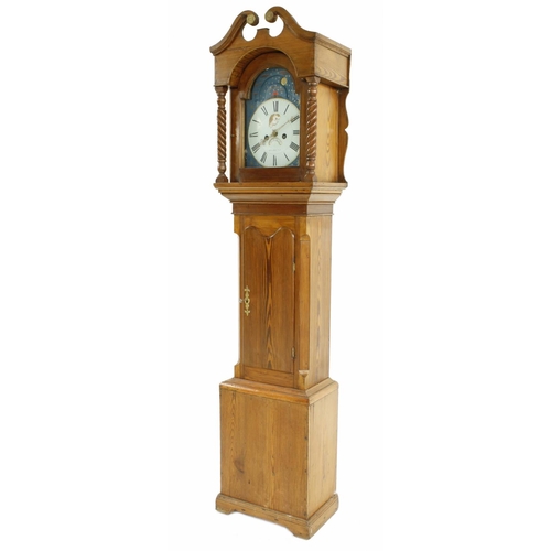 1325 - Interesting contemporary eight day longcase night clock made after Edward East, the 11.25