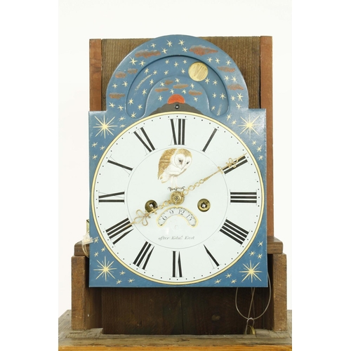 1325 - Interesting contemporary eight day longcase night clock made after Edward East, the 11.25