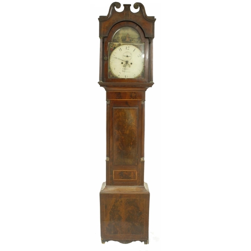 1339 - Mahogany eight day longcase clock, the 13