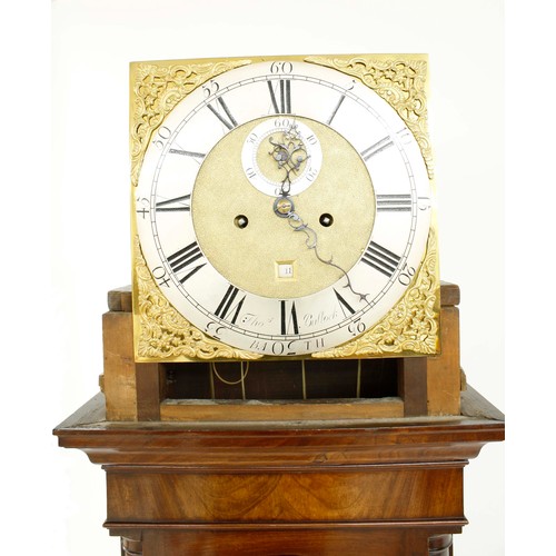 1313 - Good mahogany eight day longcase clock, the 11.75