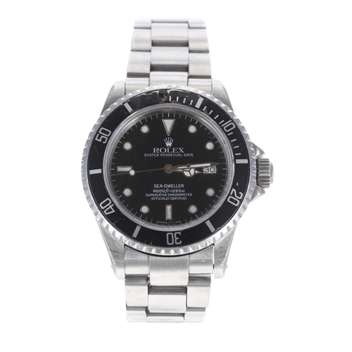 66 - Rolex Oyster Perpetual Date Sea-Dweller stainless steel gentleman's wristwatch, ref. 16600, serial n... 