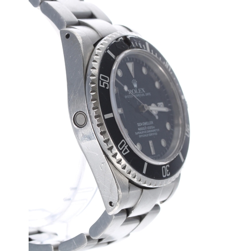 66 - Rolex Oyster Perpetual Date Sea-Dweller stainless steel gentleman's wristwatch, ref. 16600, serial n... 