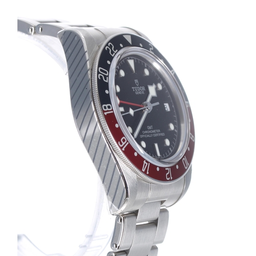 81 - Tudor Black Bay GMT automatic stainless steel gentleman's wristwatch, ref. 79830RB, serial no. I942x... 