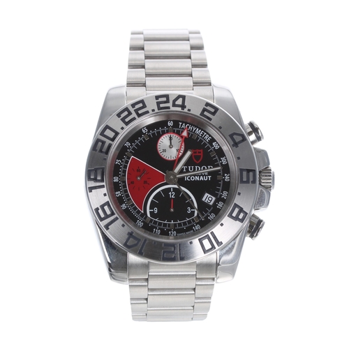 82 - Tudor Iconaut GMT Chronograph automatic stainless steel gentleman's wristwatch, ref. 20400, serial n... 