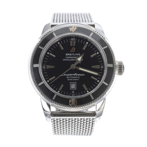 86 - Breitling SuperOcean Heritage 46 automatic stainless steel gentleman's wristwatch, ref. A17320, seri... 