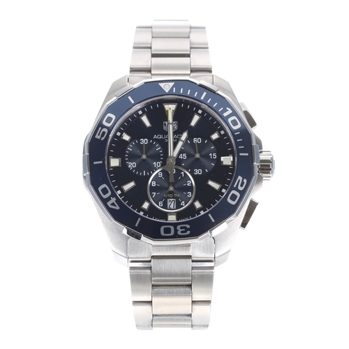 107 - Tag Heuer Aquaracer chronograph stainless steel gentleman's wristwatch, ref.  CAY111B, serial no. WA... 