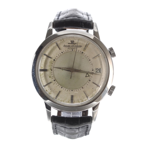 120 - Jaeger-LeCoultre Memovox alarm 'oversize' automatic stainless steel gentleman's wristwatch, ref. E85... 