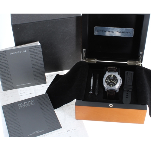 122 - Panerai Luminor Marina automatic stainless steel gentleman's wristwatch, ref. OP6763, serial no. BB1... 