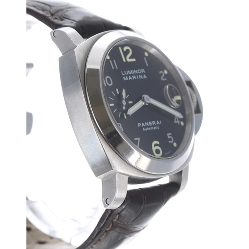 122 - Panerai Luminor Marina automatic stainless steel gentleman's wristwatch, ref. OP6763, serial no. BB1... 