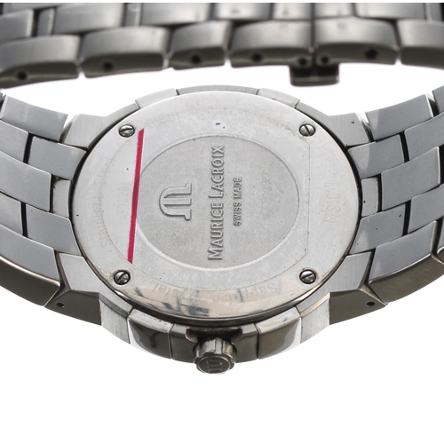 148 - Maurice Lacroix Milestone stainless steel gentleman's bracelet watch, ref. MS1017, serial no. AF70xx... 