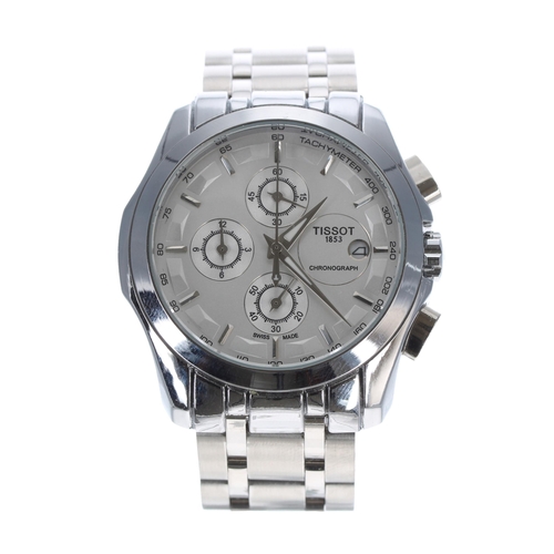 168 - Tissot Couturier Chronograph stainless steel gentleman's wristwatch, ref. T035-407.11.011.00K, quart... 