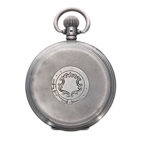 247 - Waltham silver lever pocket watch, Birmingham 1926, movement no. 25021741, signed Roman numeral dial... 