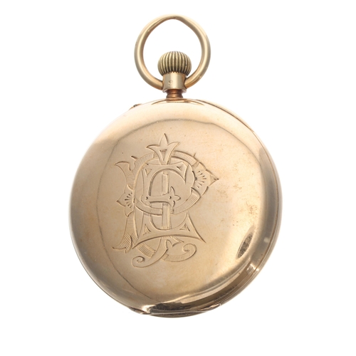 250 - Sir John Bennett, London 18ct lever pocket watch, London 1894, signed three-quarter plate movement, ... 