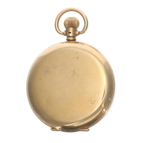 270 - Waltham 18ct lever hunter pocket watch, Birmingham 1928, P.S. Bartlett 17 jewel movement, no. 170732... 