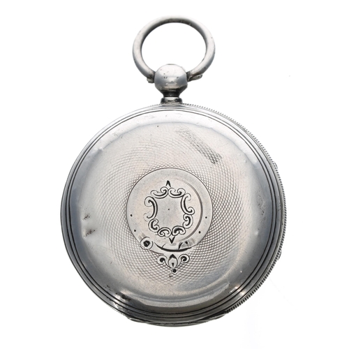 272 - 19th century silver fusee lever pocket watch, London 1874, signed Wm Potts, Leeds, no. 15251, with d... 