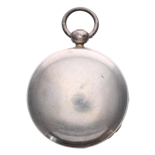 295 - 19th century silver fusee lever pocket watch, London 1825, signed Wilson, Cambridge, no. 7942, with ... 