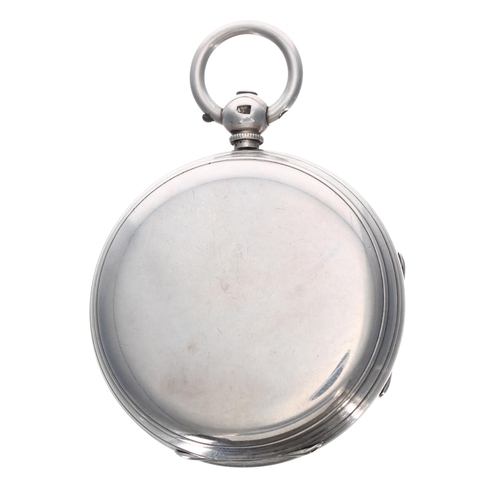 333 - 19th century silver fusee lever pocket watch, London 1880, signed J Brearley, London, no. 23923, wit... 