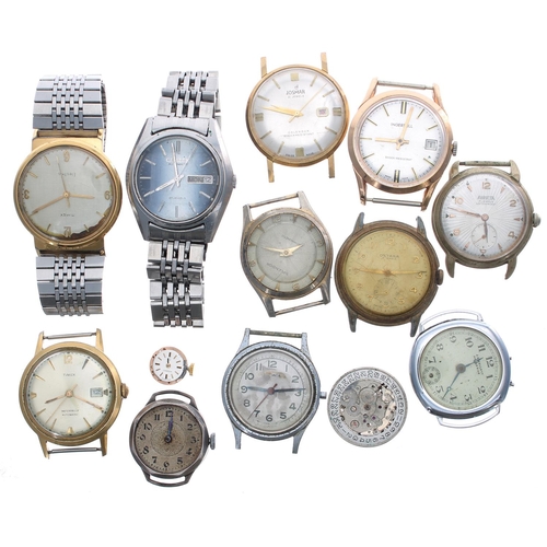 572 - Selection of wristwatches for repair to include Timex Electric, Timex automatic, Citizen automatic, ... 