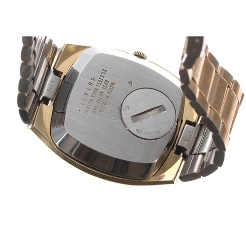 589 - Seiko SQ quartz 4004 gold plated stainless steel gentleman's wristwatch in need of repair, ref. 4633... 