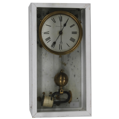 1120 - Electrique Brillie wall clock, the 5.75