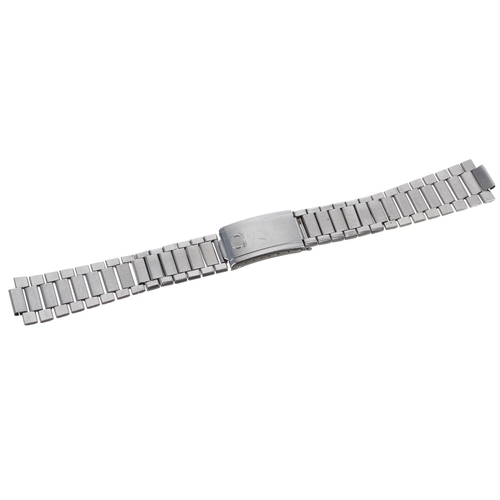 620 - Omega stainless steel gentleman's wristwatch bracelet, ref. 1039, dated '2.67', 7.25