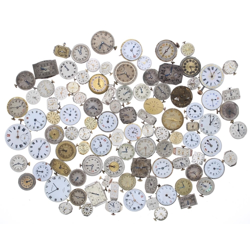 650 - Quantity of wristwatch movements (100 approx)