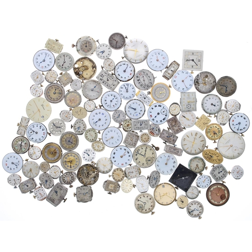 651 - Quantity of wristwatch movements (100 approx)