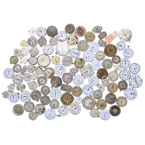 652 - Quantity of wristwatch movements (100 approx)