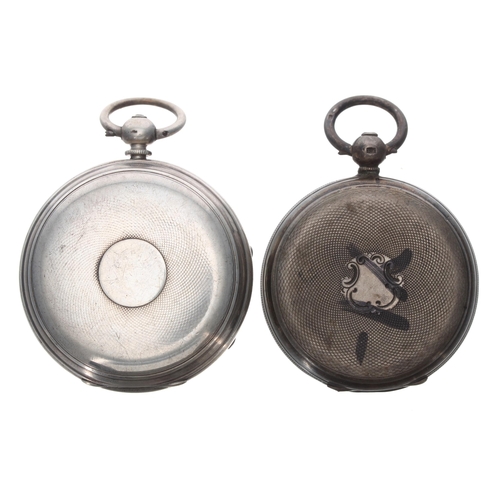 762 - Silver fusee lever pocket watch for repair, London 1882, unsigned movement, no. 80868, dust cover, t... 