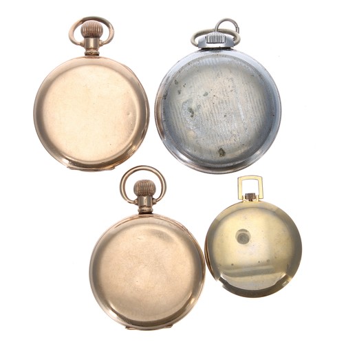 779 - Waltham pocket watch of' Canadian Pacific Railway' interest, no. 18064215 (at fault); Cyma gold plat... 