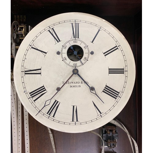 1092 - Large electric time recorder clock, the 14