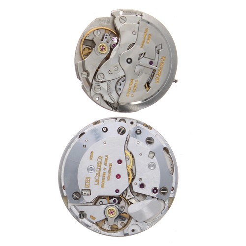 645B - LeCoultre Memovox wristwatch movement, cal. K911, together with a LeCoultre automatic wristwatch mov... 