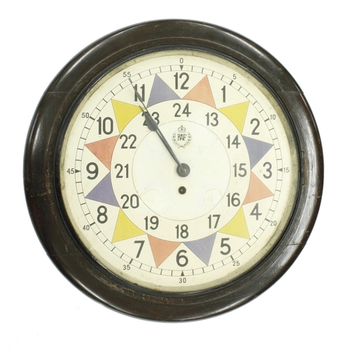 1296 - RAF single fusee operations room sector clock, the 14