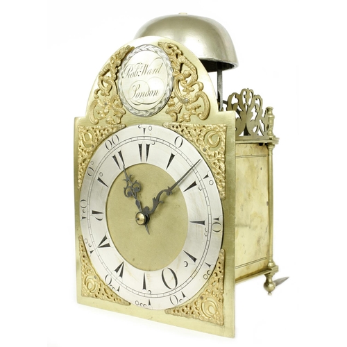 1307 - Good musical hook and spike verge wall clock made for the Turkish market, the 9