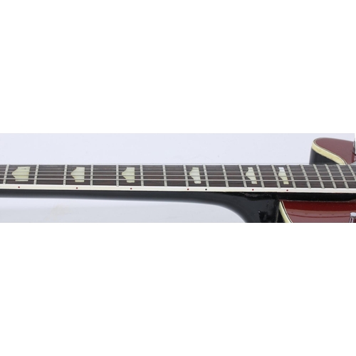 100 - 1957 Gretsch Jet Firebird 6131 electric guitar, made in USA, ser. no. 2xxx1; Body: red finish to top... 