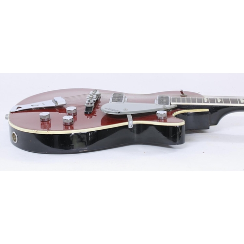 100 - 1957 Gretsch Jet Firebird 6131 electric guitar, made in USA, ser. no. 2xxx1; Body: red finish to top... 