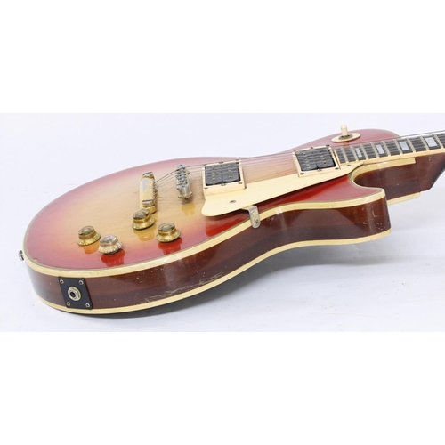 92 - 1973 Gibson Les Paul Custom electric guitar, made in USA, ser. no. 1xxxx5; Body: sunburst top upon m... 