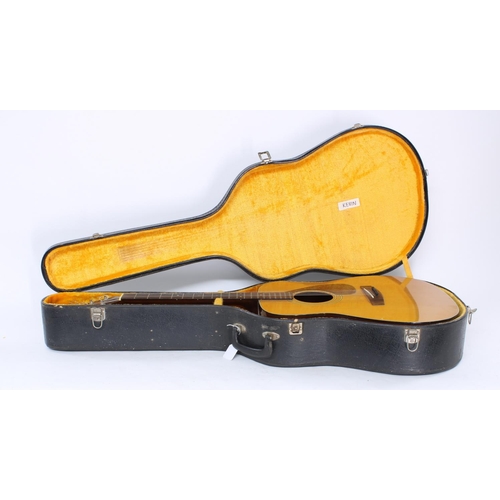 94 - Yamaha FG-160 acoustic guitar, made in Taiwan; Back and sides: mahogany, surface imperfections; Top:... 