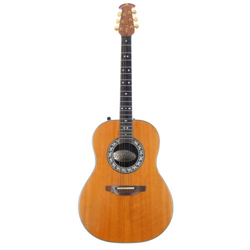 137 - 1975 Ovation Glen Campbell 1627-4 electro-acoustic guitar, made in USA, ser. no. 0xxxx6; Body: Lyrac... 